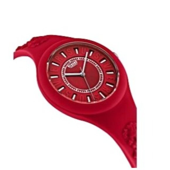 Versus Versace Womens Red Silicon Watch 39mm  Stainless Steel Details Enamel Dia main image 13